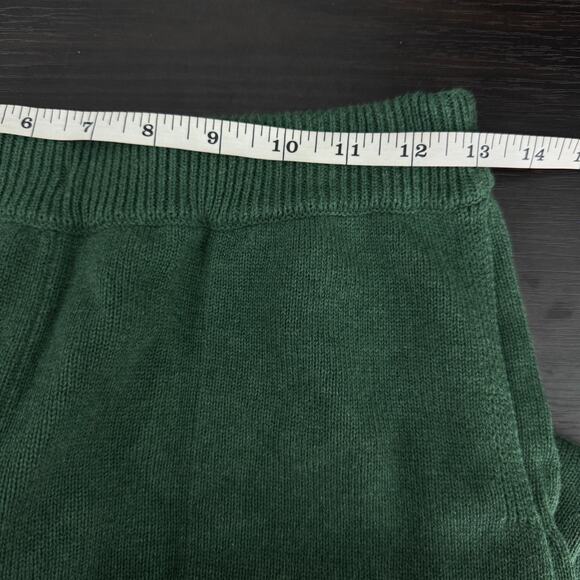 Free People Beach Solar Sweater Set Womens Small Cardigan Pant Lounge Pine Green - Picture 13 of 16